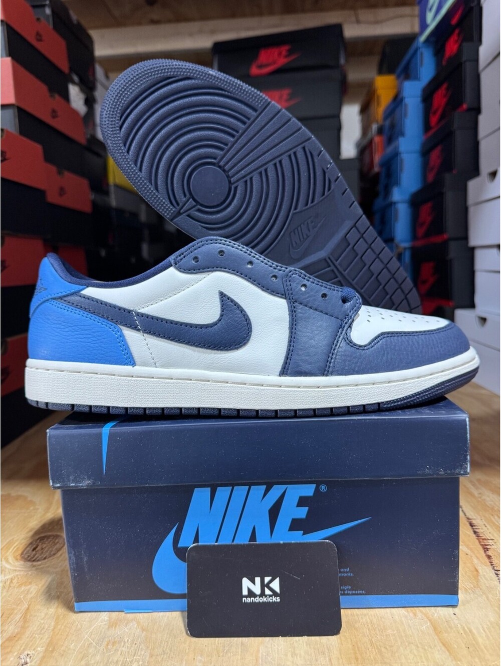 Air Jordan 1 Retro Low OG 'Obsidian UNC' CZ0790-400 SIZE 13M